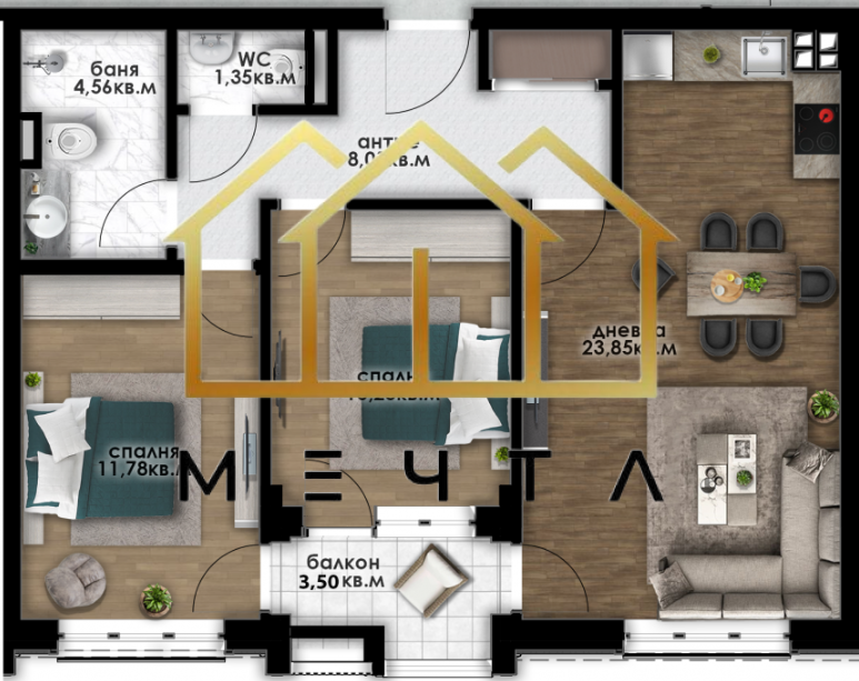 Screenshot 2026 02 13 120251 - Агенция "Мечта" - недвижими имоти март 18, 2026 Начало